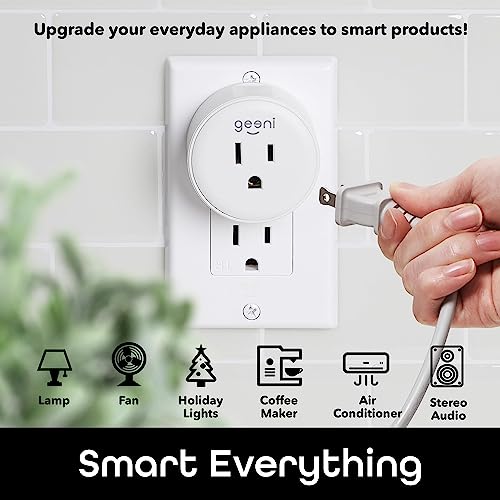 Geeni Smart Wi-Fi Outlet - 2 pack