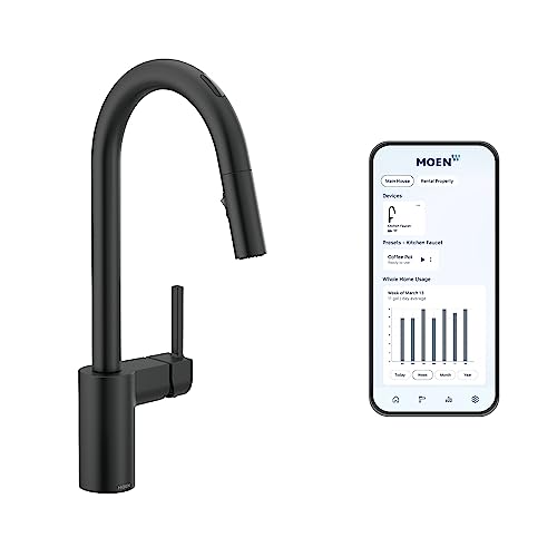 Smart Touchless Matte Black Kitchen Faucet