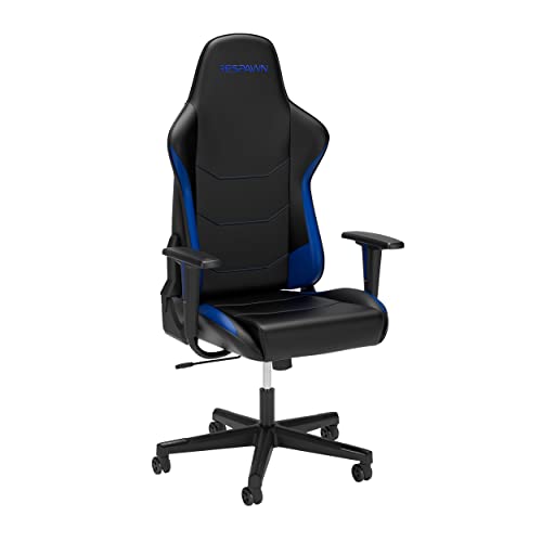 RESPAWN 110 Fabric Gaming Chair Ergonomic Racing Style High Back PC Computer Desk Office Chair - 360 Swivel, Integrated Headrest, 135 Degree Recline Adjustable Tilt Tension Angle Lock - 2023 Grey
