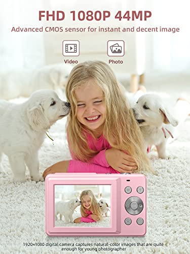 Compact 16X Zoom FHD Camera for Kids