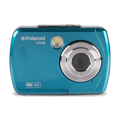 Teal Polaroid IS048 Instant Sharing Waterproof Camera