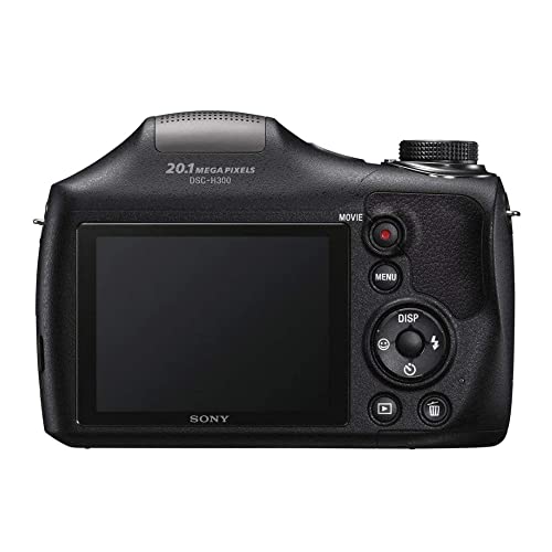 Sony Cyber-shot DSC-H300 20.1 MP Digital Camera - Stylish Black