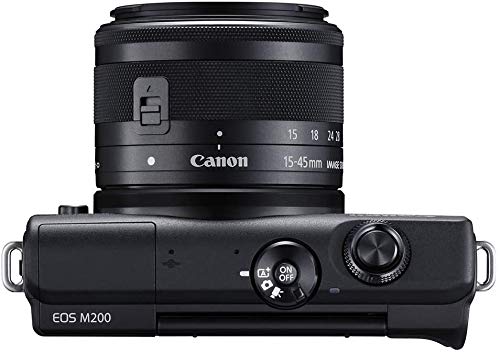 Canon EOS M200 Mirrorless Camera with 15-45mm Lens