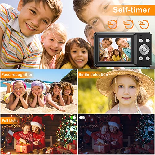 1080P Digital Camera for Kids with 32GB SD Card
