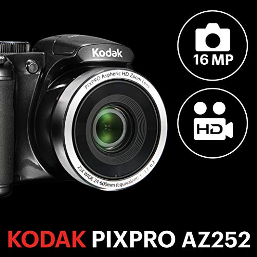 Kodak PIXPRO AZ252 Digital Camera, Black