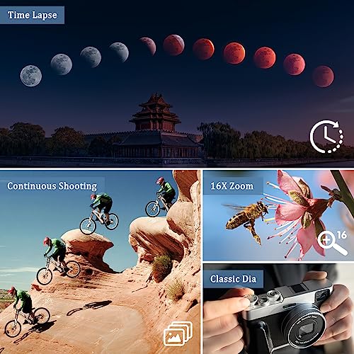 Compact 4K Digital Camera with Autofocus