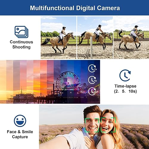 Compact 4K Digital Camera with Autofocus