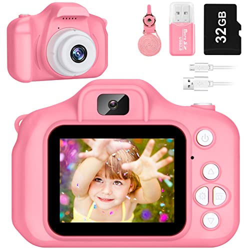 SINEAU Kids Camera Toy Gift: Video Recorder 1080P