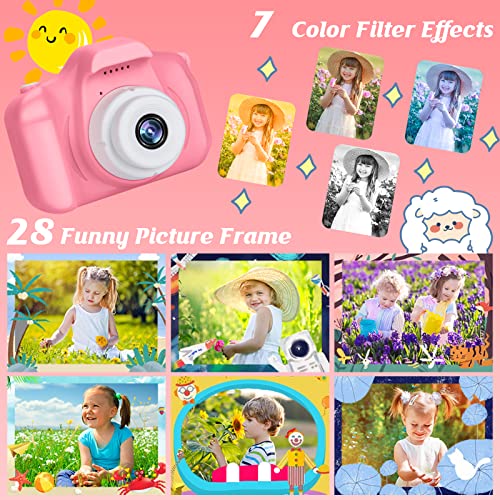 SINEAU Kids Camera Toy Gift: Video Recorder 1080P