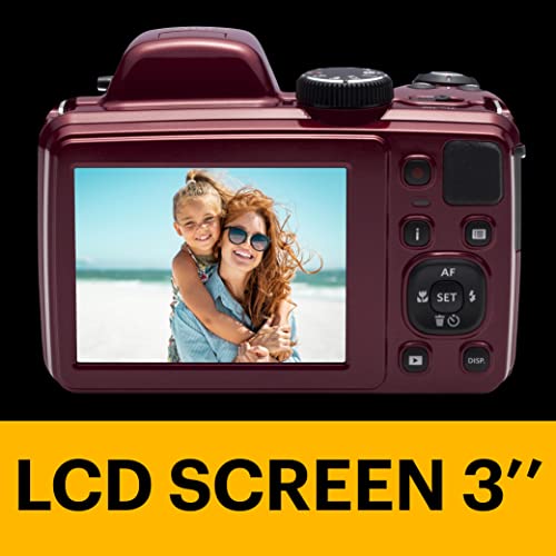 Kodak AZ401RD Digital Camera, Red 3" LCD