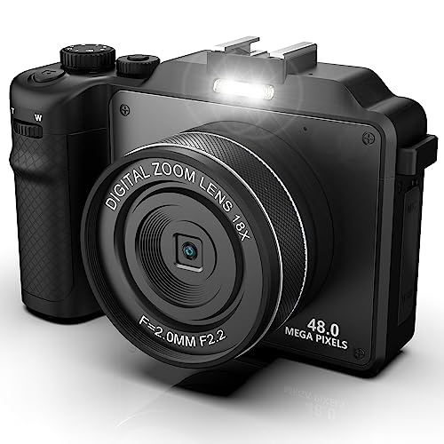 Versatile 4K Vlog Camera with Dual Cam