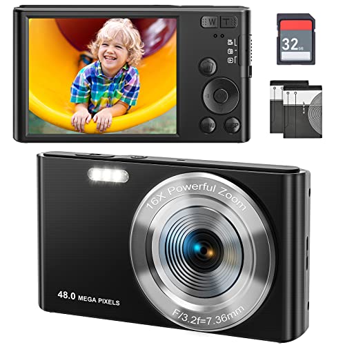 Compact 4K Digital Camera for Kids and Beginners