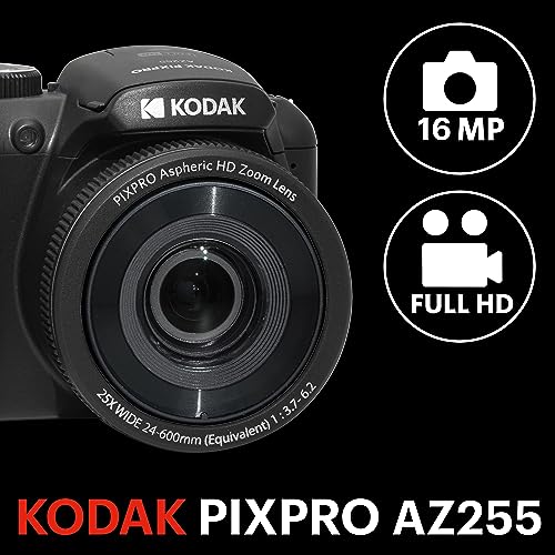 KODAK PIXPRO AZ255-BK 16MP Digital Camera