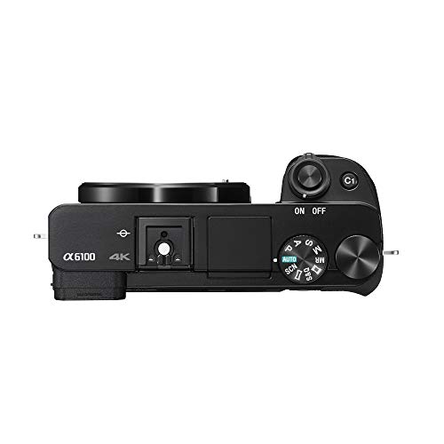 Sony Alpha A6100 Mirrorless Camera, 16-50mm Zoom Lens