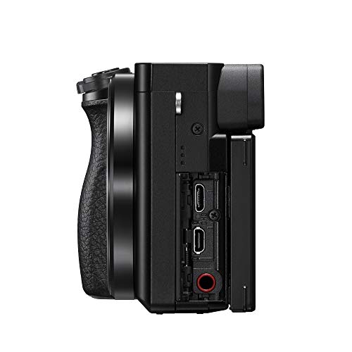 Sony Alpha A6100 Mirrorless Camera, 16-50mm Zoom Lens