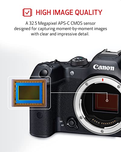 Canon EOS R7 Mirrorless Camera, 4K 60p, 32.5MP