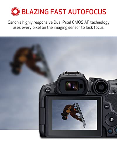Canon EOS R7 Mirrorless Camera, 4K 60p, 32.5MP