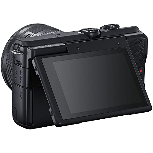 Black Canon EOS M200 Mirrorless Camera Bundle