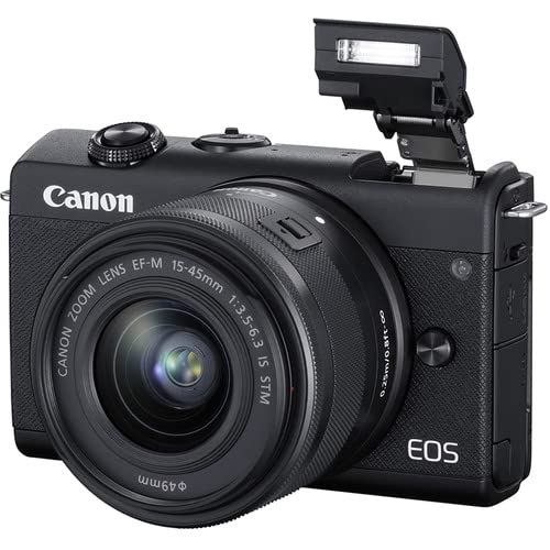 Black Canon EOS M200 Mirrorless Camera Bundle