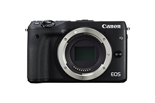 Canon EOS M3 Mirrorless Camera, Wi-Fi Enabled (Black)