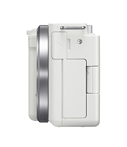 Sony Alpha ZV-E10 Mirrorless Vlog Camera - White