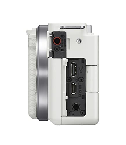 Sony Alpha ZV-E10 Mirrorless Vlog Camera - White