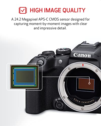 Canon EOS R10 Mirrorless Camera with 18-45mm Lens