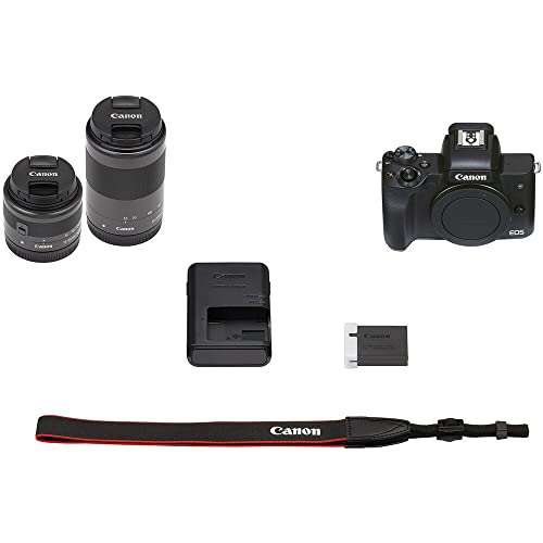 Canon EOS M50 Mark II with lenses & accessories