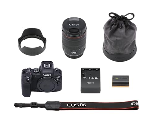 Canon EOS R6 Mirrorless Camera + RF24-105mm F4 Lens