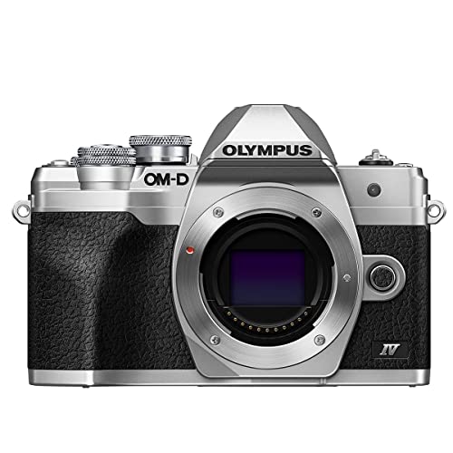 Olympus E-M10 Mark IV Mirrorless Camera with 14-42mm Lens, Silver