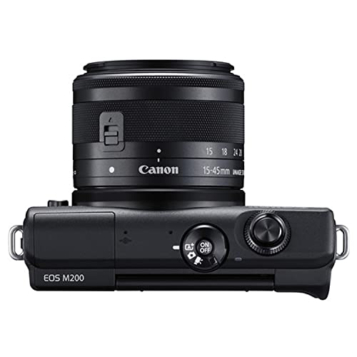Canon EOS M200 Mirrorless Camera + Lens + Accessories