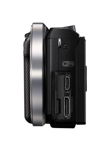 Sony NEX-5R/B 16.1 MP Mirrorless Digital Camera with 3-Inch LCD - Body Only (Black)