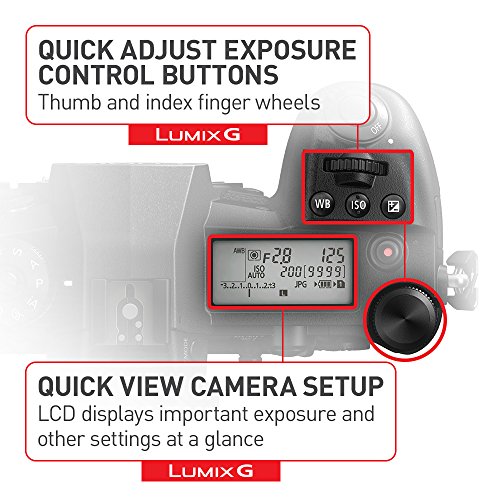 Panasonic LUMIX G9 4K Mirrorless Camera with 80MP High-Resolution Mode