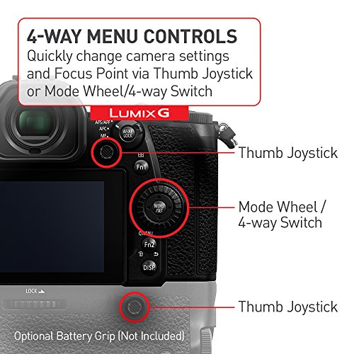 Panasonic LUMIX G9 4K Mirrorless Camera with 80MP High-Resolution Mode