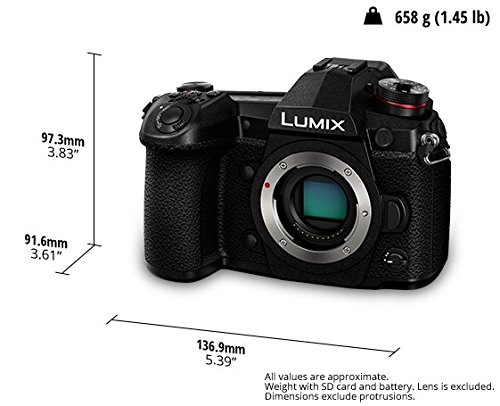 Panasonic LUMIX G9 4K Mirrorless Camera with 80MP High-Resolution Mode