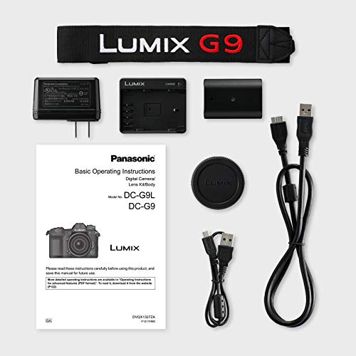 Panasonic LUMIX G9 4K Mirrorless Camera with 80MP High-Resolution Mode