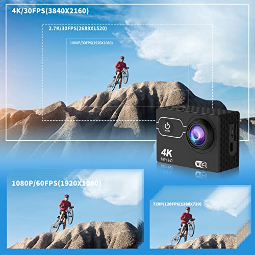 Ultra HD WiFi Waterproof Action Camera with Remote Control