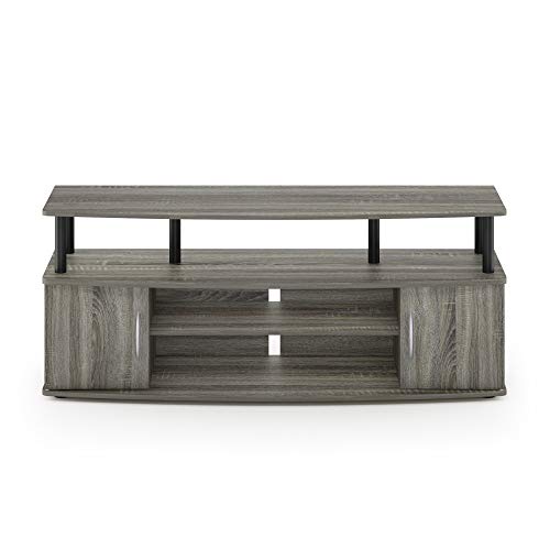 Large TV Stand in French Oak Grey/Black