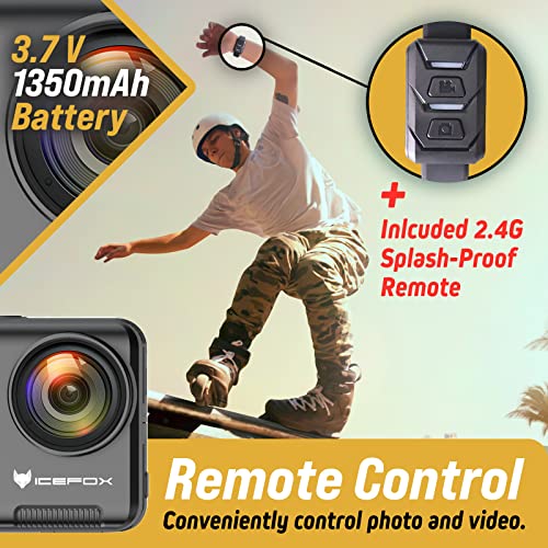 Icefox 5K Touch Screen Action Camera
