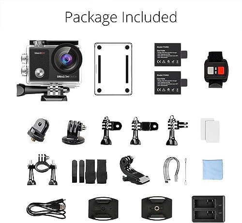 Dragon Touch 4K Underwater Action Camera - Pro Edition