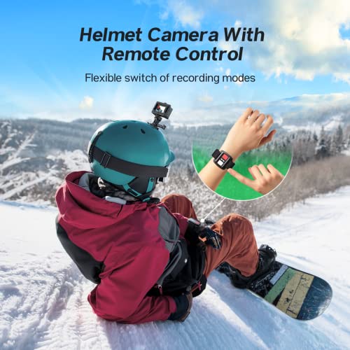 4K WiFi Action Camera - Waterproof Motorcycle Helmet Cam