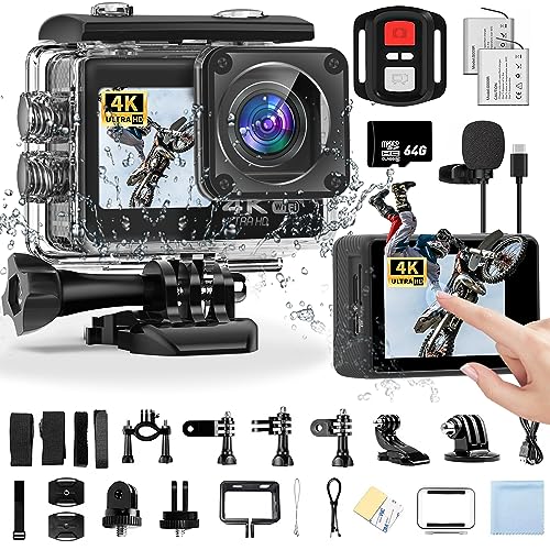 4K60FPS WiFi Action Camera with Dual Screen