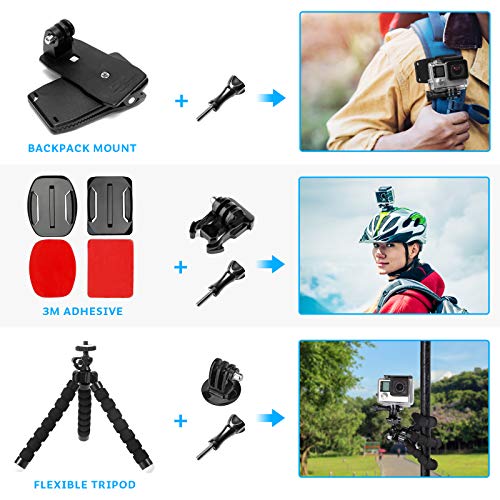 Luxebell Accessories Kit for Action Cameras
