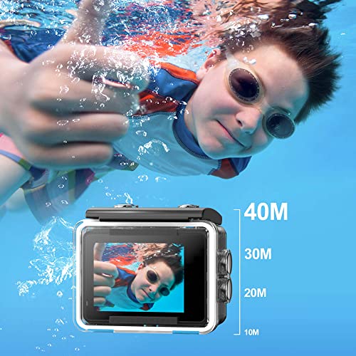 Waterproof 4K Action Camera with Accessories
