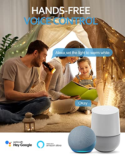 Smart Color-Changing Recessed Lights with Alexa Compatibility