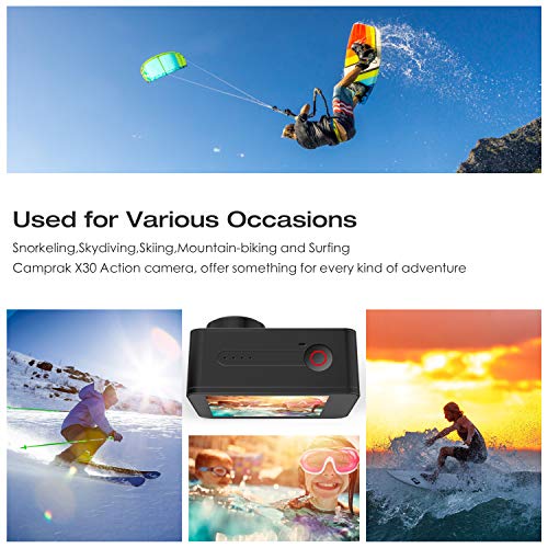 4K Ultra HD Waterproof Action Camera, 20MP