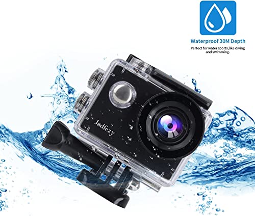 Jadfezy 4K WiFi Action Camera with Remote