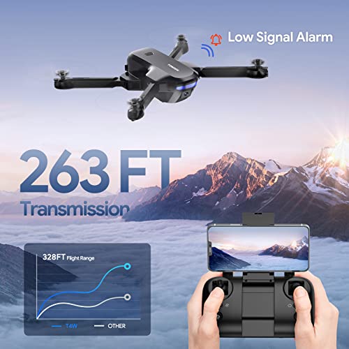 Foldable FPV Drone with 2K Camera for Adults