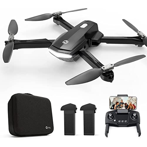 HS260 Drone: Adjustable HD Camera, Foldable Quadcopter (Black)