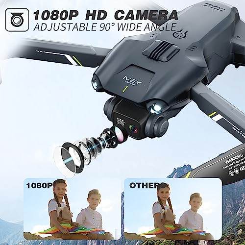 Foldable FPV Drone: 1080P Camera, 46 Mins Flight